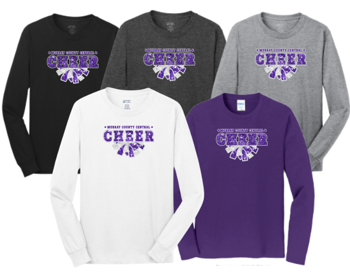 MCC 2025 Cheer : Port & Company® Long Sleeve Core Cotton Tee