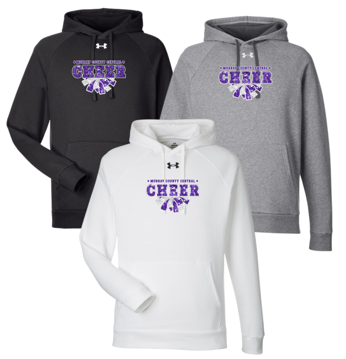 MCC 2025 Cheer : UA Rival Fleece Hooded Sweatshirt