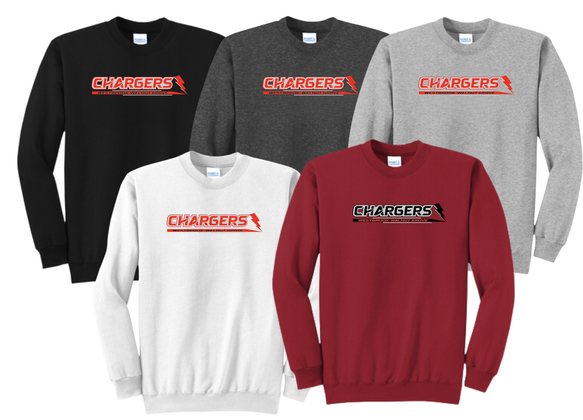 2025 WWG General : Port & Company® Core Fleece Crewneck Sweatshirt