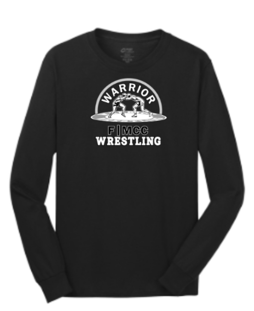 F/MCC 2025 WRESTLING : Port & Company® Long Sleeve Core Cotton Tee