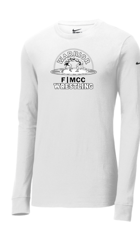 F/MCC 2025 WRESTLING : Nike Dri-FIT Cotton/Poly Long Sleeve Tee