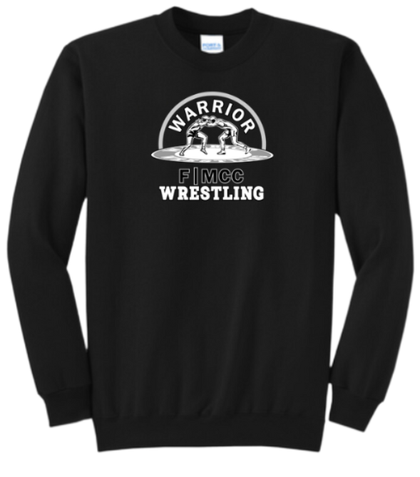F/MCC 2025 WRESTLING : Port & Company® Core Fleece Crewneck Sweatshirt