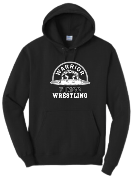 F/MCC 2025 WRESTLING : Port & Company® Core Fleece Pullover Hooded Sweatshirt