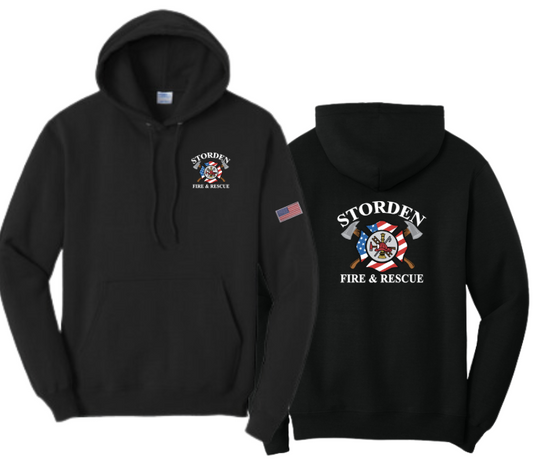 Storden Fire & Rescue: Port & Company® Core Fleece Pullover Hooded Sweatshirt