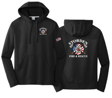 Load image into Gallery viewer, Storden Fire &amp; Rescue : Port &amp; Company Performance Fleece Hoodie