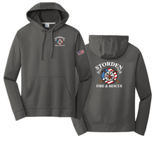 Load image into Gallery viewer, Storden Fire &amp; Rescue : Port &amp; Company Performance Fleece Hoodie