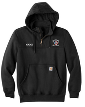 Load image into Gallery viewer, Storden Fire &amp; Rescue : Carhartt® Rain Defender® Paxton Heavyweight Hooded Zip Mock Sweatshirt