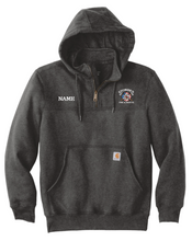Load image into Gallery viewer, Storden Fire &amp; Rescue : Carhartt® Rain Defender® Paxton Heavyweight Hooded Zip Mock Sweatshirt