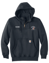 Load image into Gallery viewer, Storden Fire &amp; Rescue : Carhartt® Rain Defender® Paxton Heavyweight Hooded Zip Mock Sweatshirt