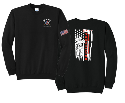 Storden Fire & Rescue : Name/Flag : Port & Company® Core Fleece Crewneck Sweatshirt