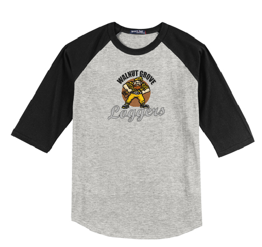 2026 WG Loggers : Design 1 : Sport-Tek® Colorblock Raglan Jersey