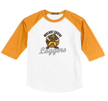 2026 WG Loggers : Design 1 : Sport-Tek® Colorblock Raglan Jersey