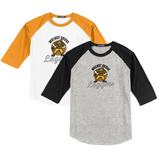 2026 WG Loggers : Design 1 : Sport-Tek® Colorblock Raglan Jersey