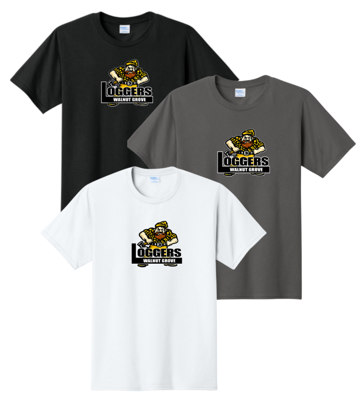 2026 WG Loggers : Design 2 : Port & Co™ Fan Favorite™ Tee