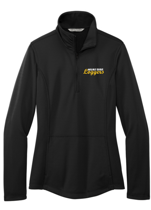 2026 WG Loggers : EMBROIDERED : LADIES : Port Authority® Smooth Fleece 1/4-Zip