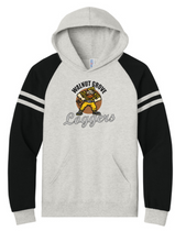 Load image into Gallery viewer, 2026 WG Loggers : Design 1 : Jerzees® Unisex NuBlend® Varsity Colorblock Hooded Sweatshirt