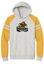 Load image into Gallery viewer, 2026 WG Loggers : Design 2 : Jerzees® Unisex NuBlend® Varsity Colorblock Hooded Sweatshirt