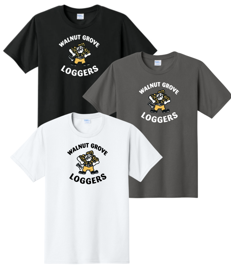 2026 WG Loggers : Design 3 : Port & Co™ Fan Favorite™ Tee
