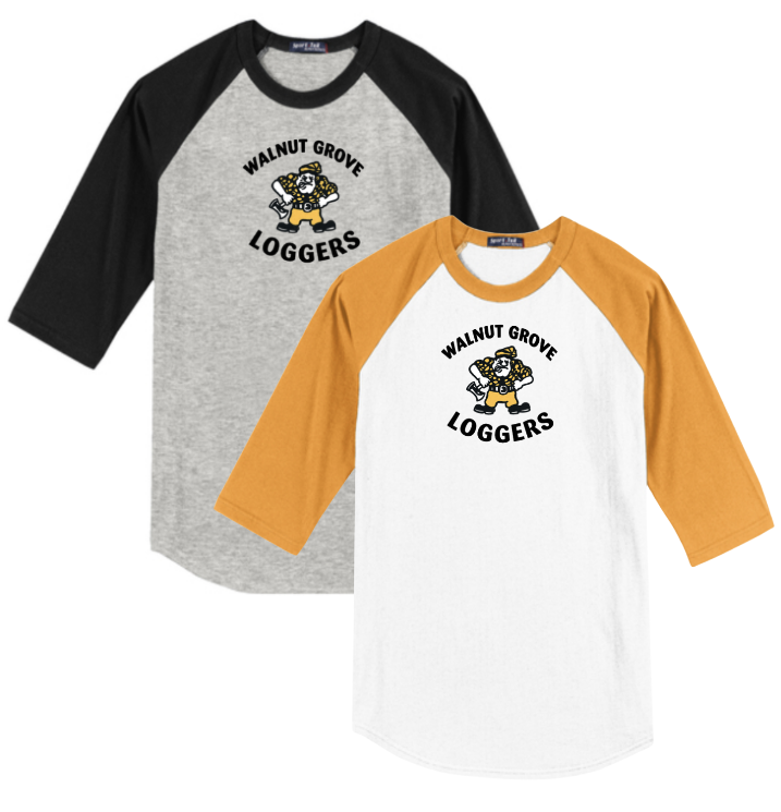 2026 WG Loggers : Design 3 : Sport-Tek® Colorblock Raglan Jersey