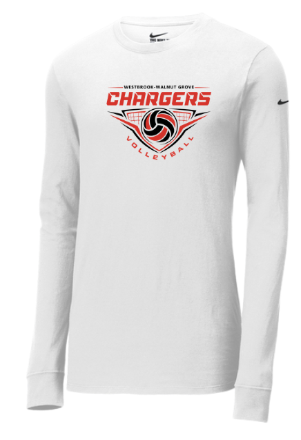 2026 WWG Volleyball : Nike Dri-FIT Cotton/Poly Long Sleeve Tee