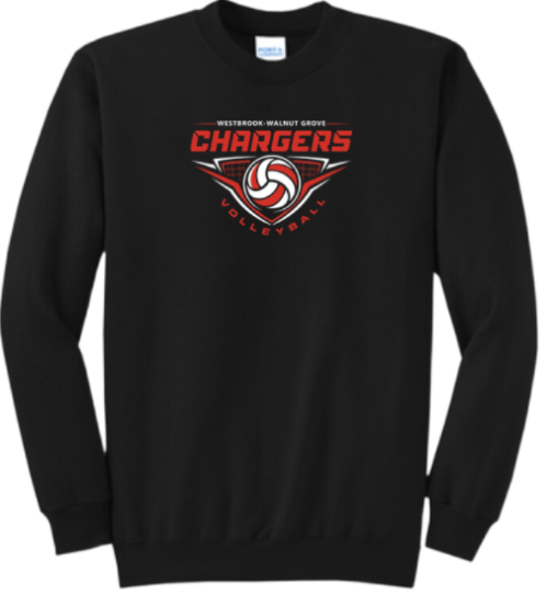 2026 WWG Volleyball: Port & Company® Core Fleece Crewneck Sweatshirt