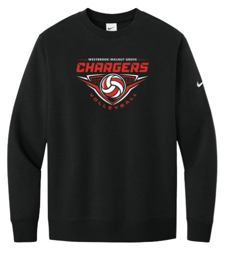 2026 WWG Volleyball : Nike Club Fleece Crew