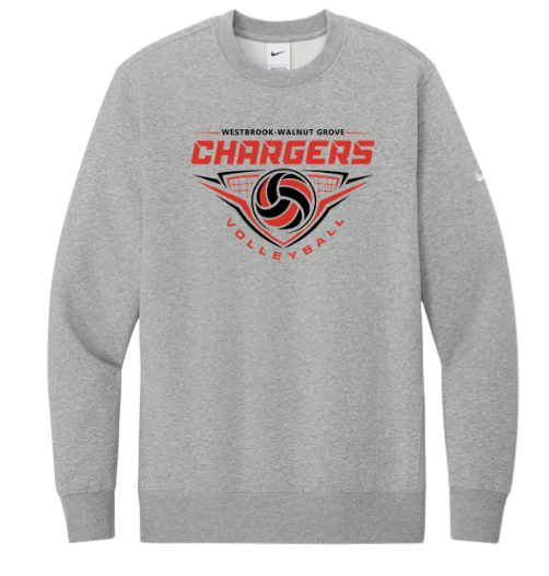 2026 WWG Volleyball : Nike Club Fleece Crew
