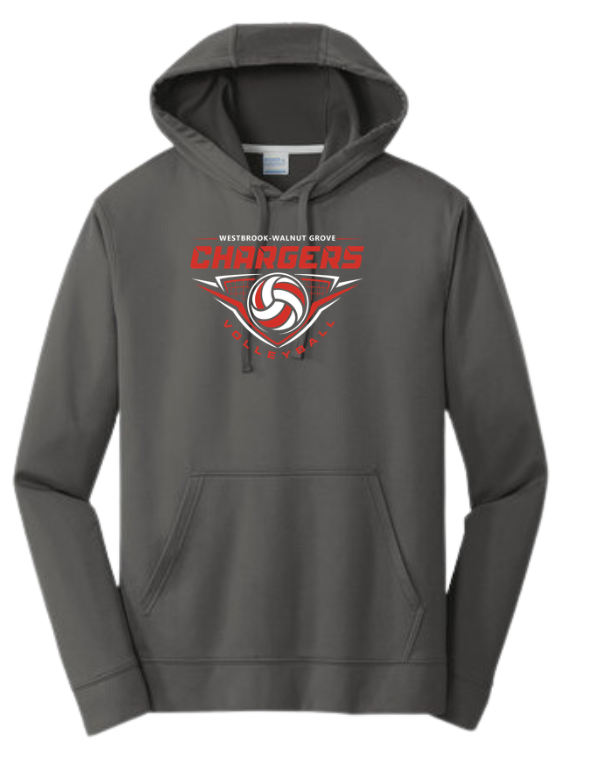 2026 WWG Volleyball  : Port & Company Performance Fleece Hoodie