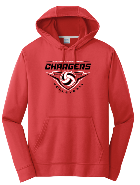 2026 WWG Volleyball  : Port & Company Performance Fleece Hoodie