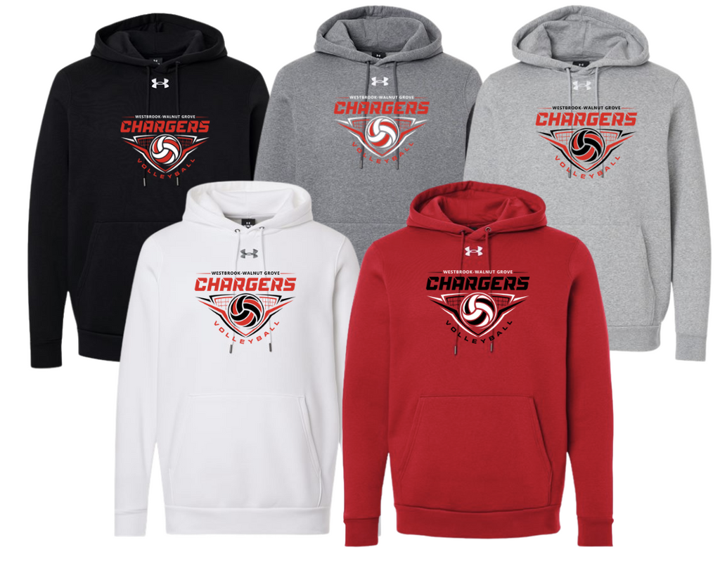 2026 WWG Volleyball : UA Team Icon Fleece Hooded Sweatshirt