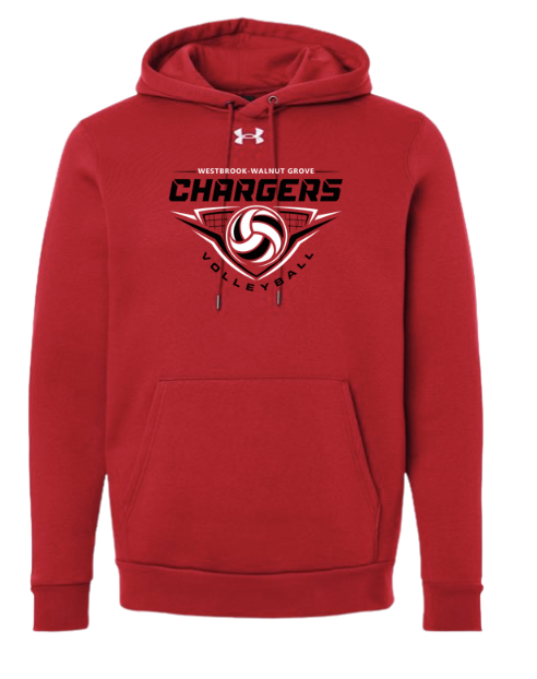 2026 WWG Volleyball : UA Team Icon Fleece Hooded Sweatshirt