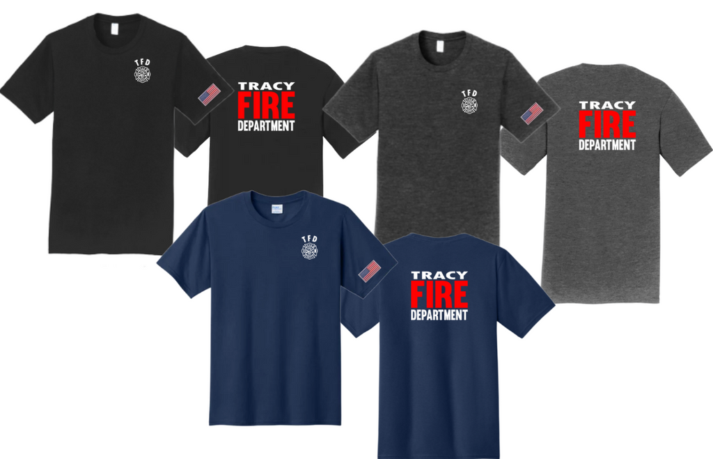 Tracy Fire Department : Red Fire : Port & Company® Fan Favorite™ Tee