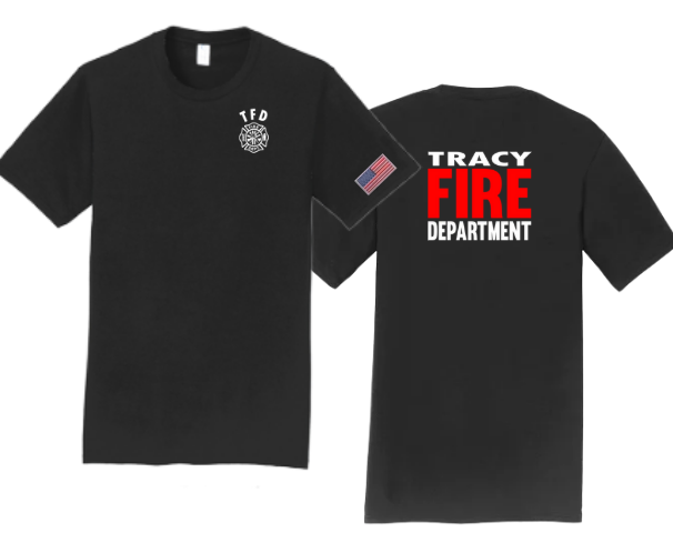 Tracy Fire Department : Red Fire : Port & Company® Fan Favorite™ Tee