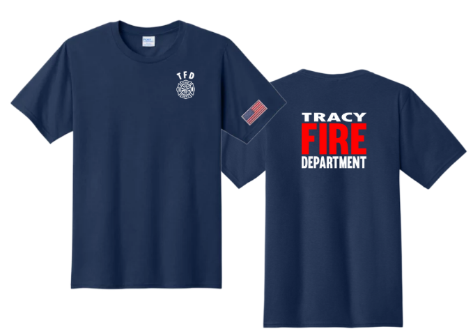 Tracy Fire Department : Red Fire : Port & Company® Fan Favorite™ Tee