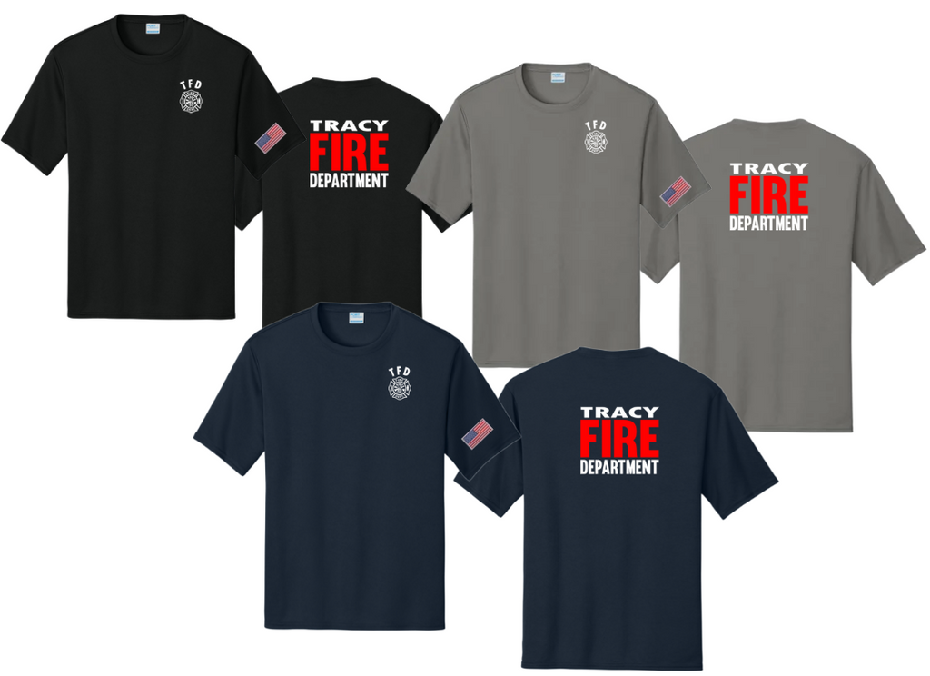 Tracy Fire Department : Red Fire  : Port & Company® Performance Tee
