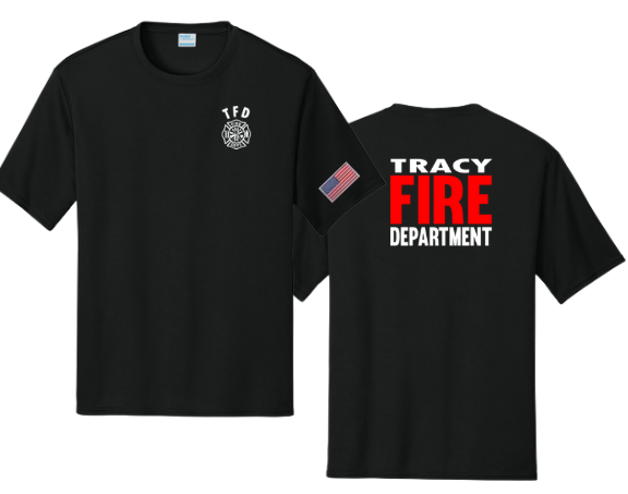 Tracy Fire Department : Red Fire  : Port & Company® Performance Tee