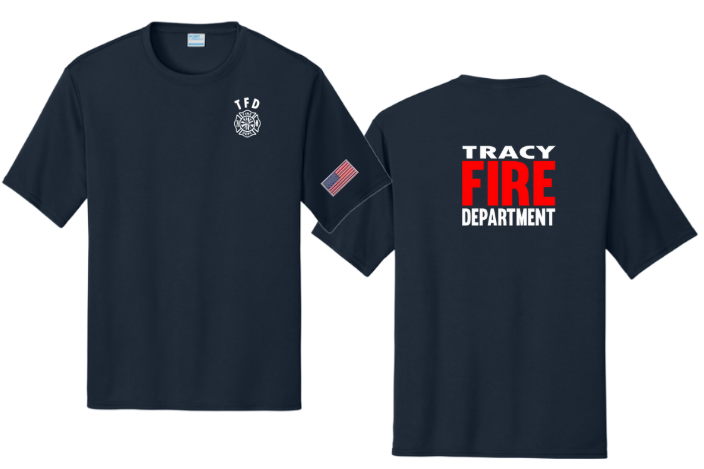 Tracy Fire Department : Red Fire  : Port & Company® Performance Tee