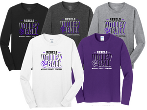 MCC 2024 Volleyball : Port & Company® Long Sleeve Core Cotton Tee