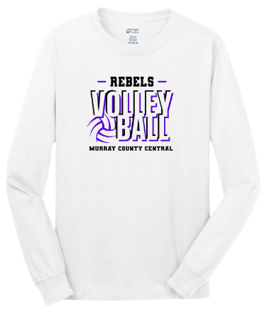 MCC 2024 Volleyball : Port & Company® Long Sleeve Core Cotton Tee