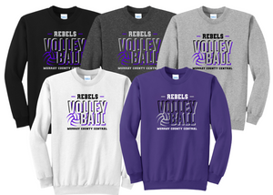 MCC 2024 Volleyball : Port & Company® Core Fleece Crewneck Sweatshirt