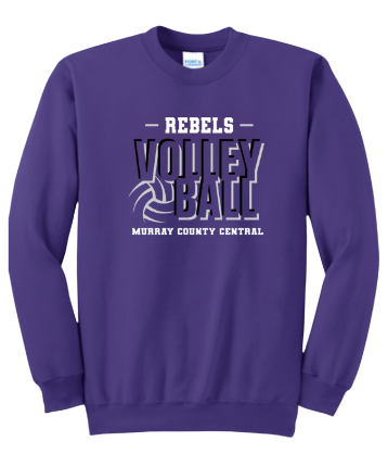 MCC 2024 Volleyball : Port & Company® Core Fleece Crewneck Sweatshirt