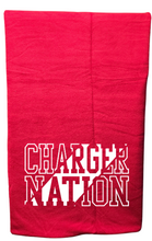 Load image into Gallery viewer, Westbrook Area Pool : Blanket Fundraiser : Fleece &amp; Poly Travel Blanket (Chargers)