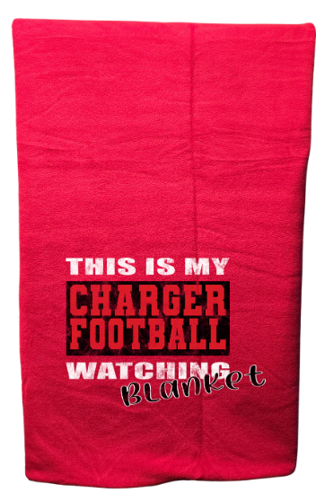 Westbrook Area Pool : Blanket Fundraiser : Fleece & Poly Travel Blanket (Chargers)