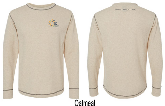 SWCC 40th ANNIVERSARY : J. America - Vintage Thermal Long Sleeve T-Shirt (Unisex)