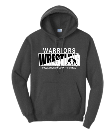 F/MCC Warrior Wrestling 2024 : Port & Company® Core Fleece Pullover Hooded Sweatshirt