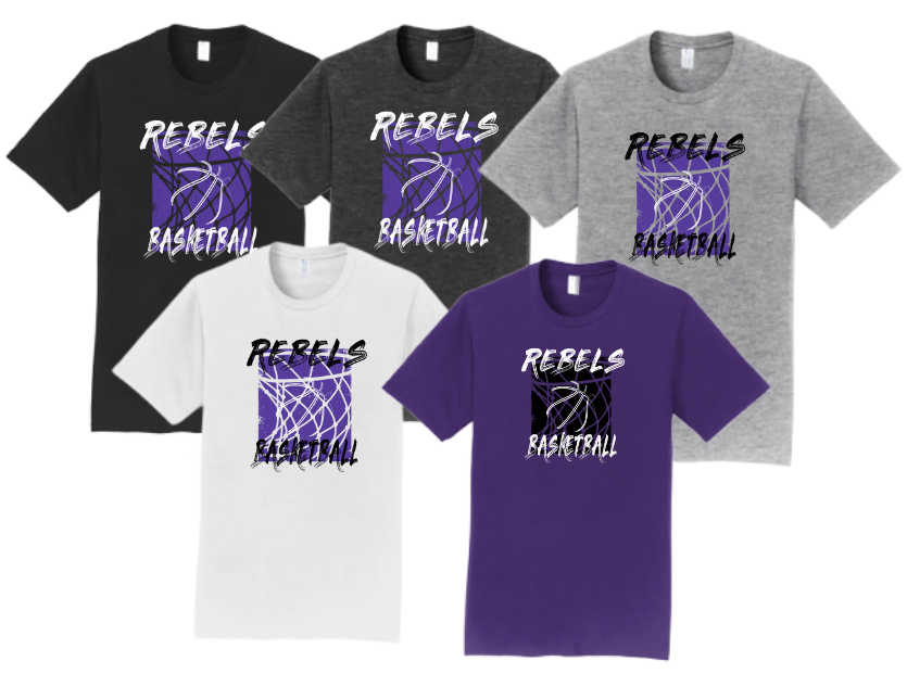 MCC 2024 Basketball : Port & Company® Fan Favorite™ Tee (BB Hoop)