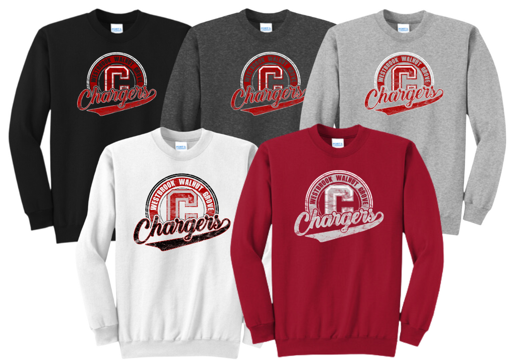 WWG 2024 General Circle : Port & Company® Core Fleece Crewneck Sweatshirt