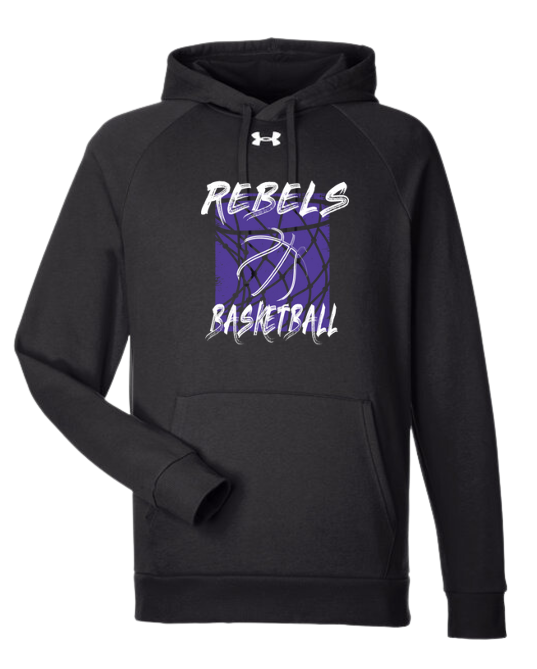MCC 2024 Basketball : Under Armour Rival Fleece Hooded Sweatshirt (BB Hoop)