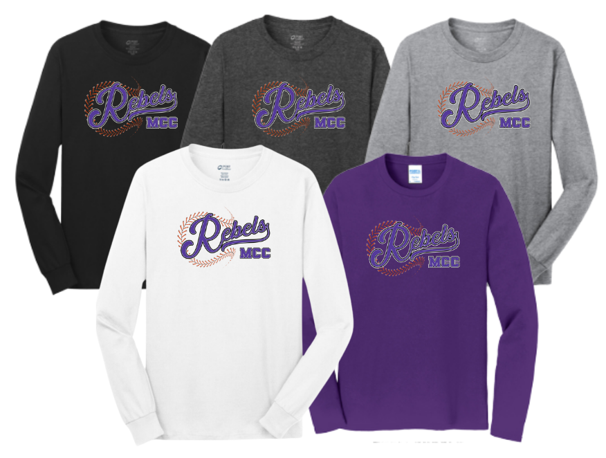 MCC 2025 Baseball/Softball :  Company® Long Sleeve Core Cotton Tee