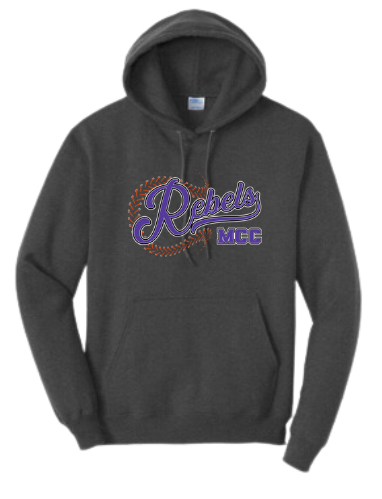 MCC 2025 Baseball/Softball : Port & Company® Core Fleece Pullover Hooded Sweatshirt
